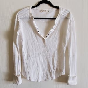 Free People We The Free White Long Sleeve Sz. S